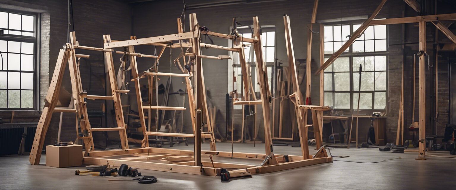 DIY indoor climber frame