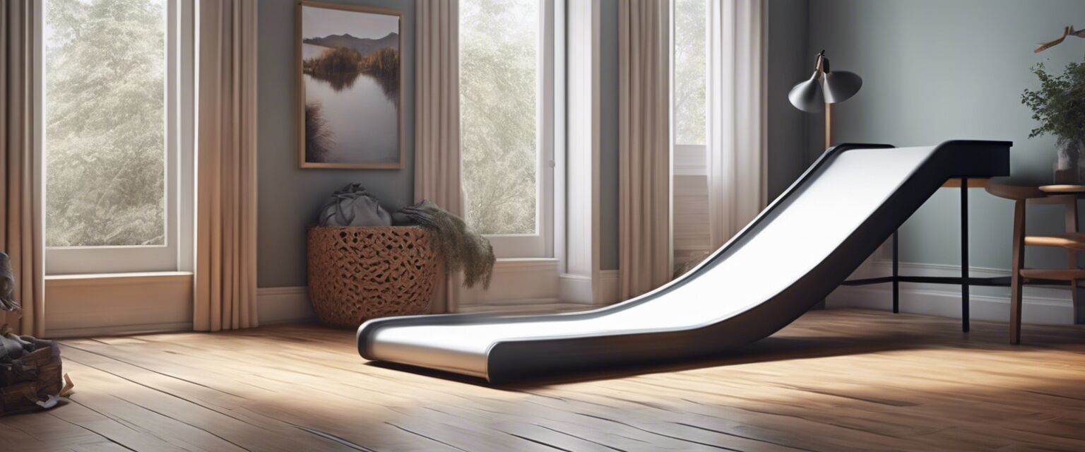 Foldable indoor slide