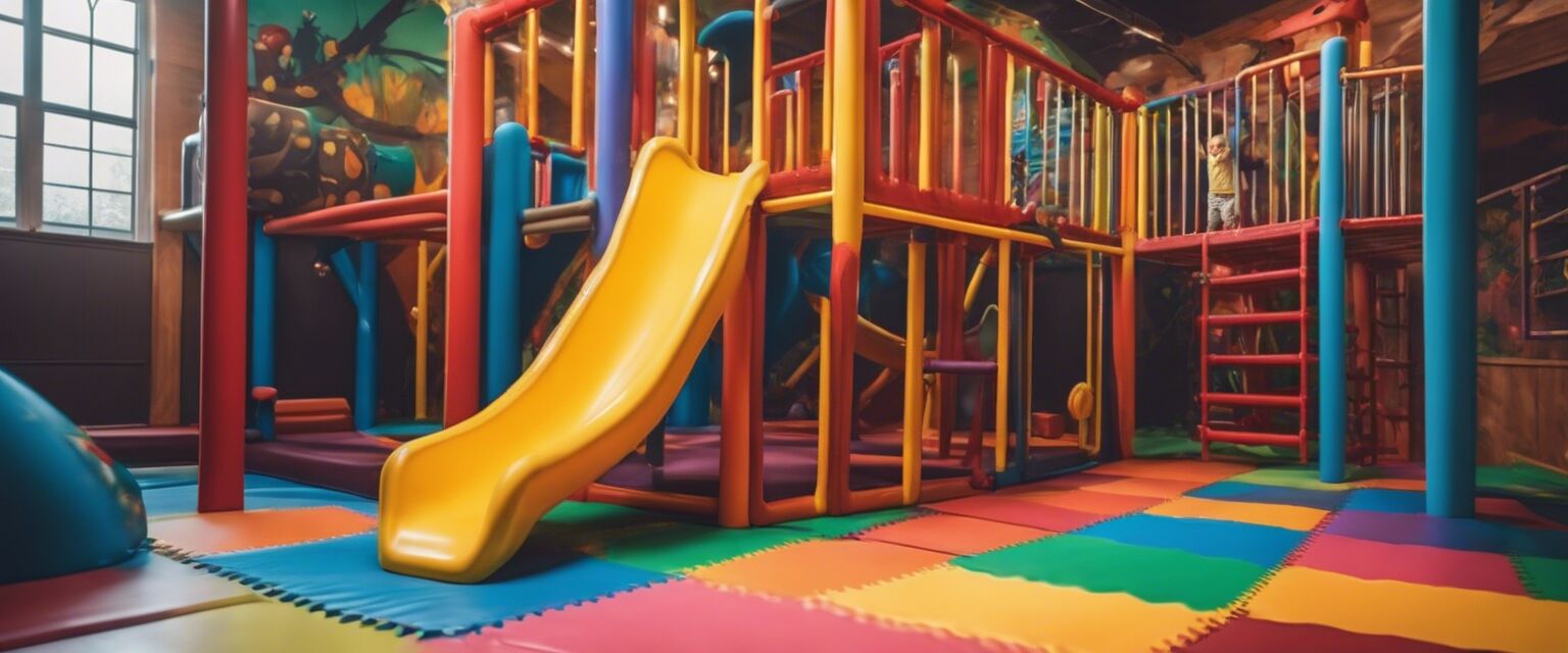 Toddler-friendly indoor slide
