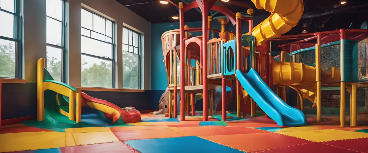 Indoor play area setup