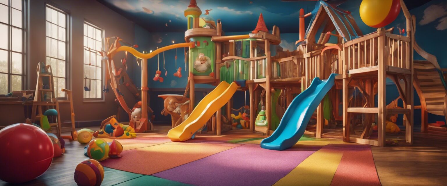 Vibrant indoor play area
